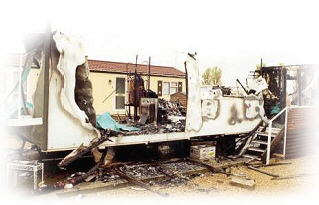 Mobile Home Destroyed